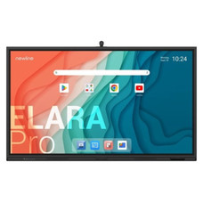 NEWLINE MONITOR INTERNATIVO ELARA PRO (TT-7523QCA+ VAL) 75", ANDROID 15, GOOGLE EDLA, MULTI USUARIO, 2X25W+SUB20W, WIFI 6 + BL, NFC, USB-C 100W, USB-C OUT, 16GB Y 320GB, 40 PT, NEWLINE APPS-MR200 NEWLINE MONITOR INTERNATIVO ELARA PRO (TT-7523QCA+ VAL) 75", ANDROID 15, GOOGLE EDLA, MULTI USUARIO, 2X25W+SUB20W, WIFI 6 + BL, NFC, USB-C 100W, USB-C OUT, 16GB Y 320GB, 40 PT, NEWLINE APPS